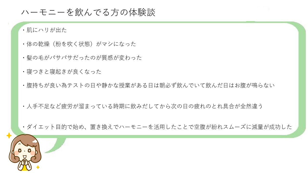 プロテインの体感